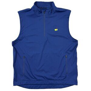 Masters Tech Mens 1/4 Zip Vest Augusta National Golf Performance Jacket Medium